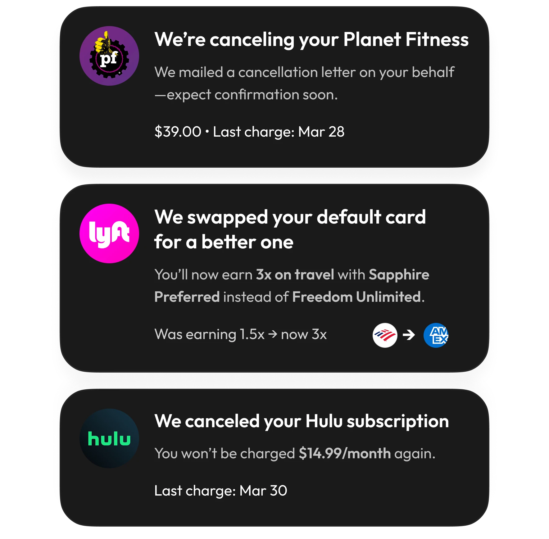 scroll subscriptions dark